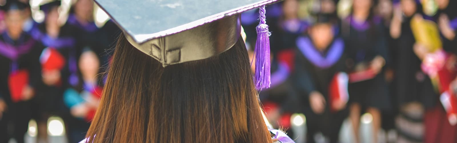 Students celebrating their graduation