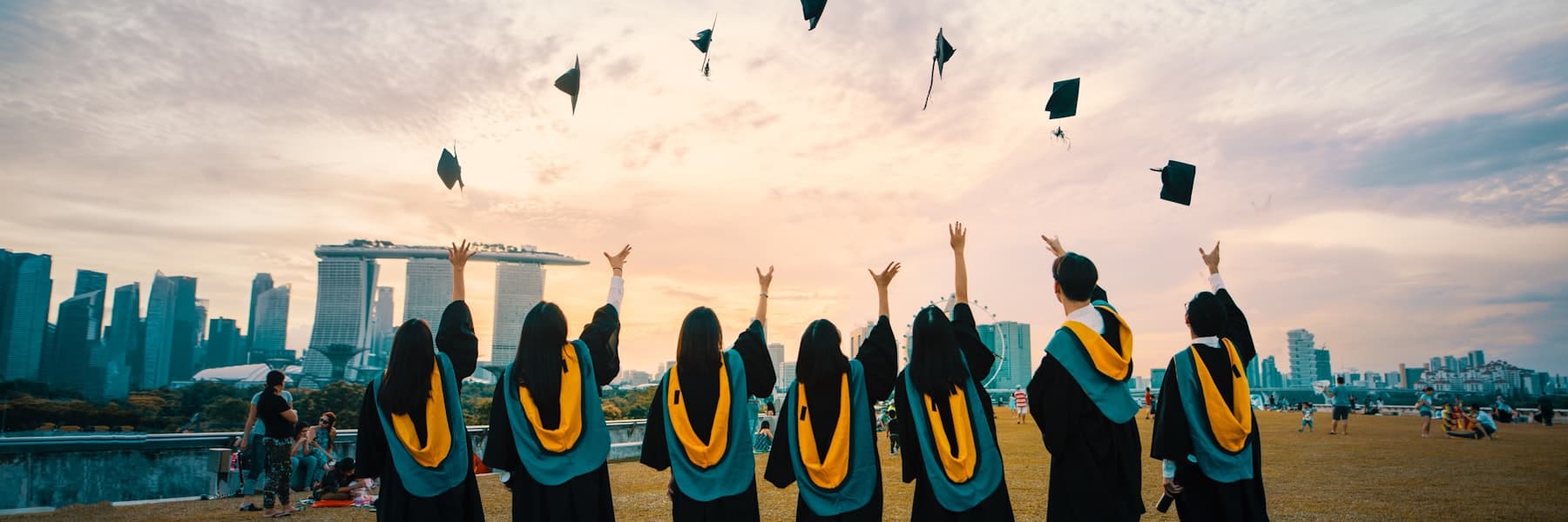 Graduates celebrating