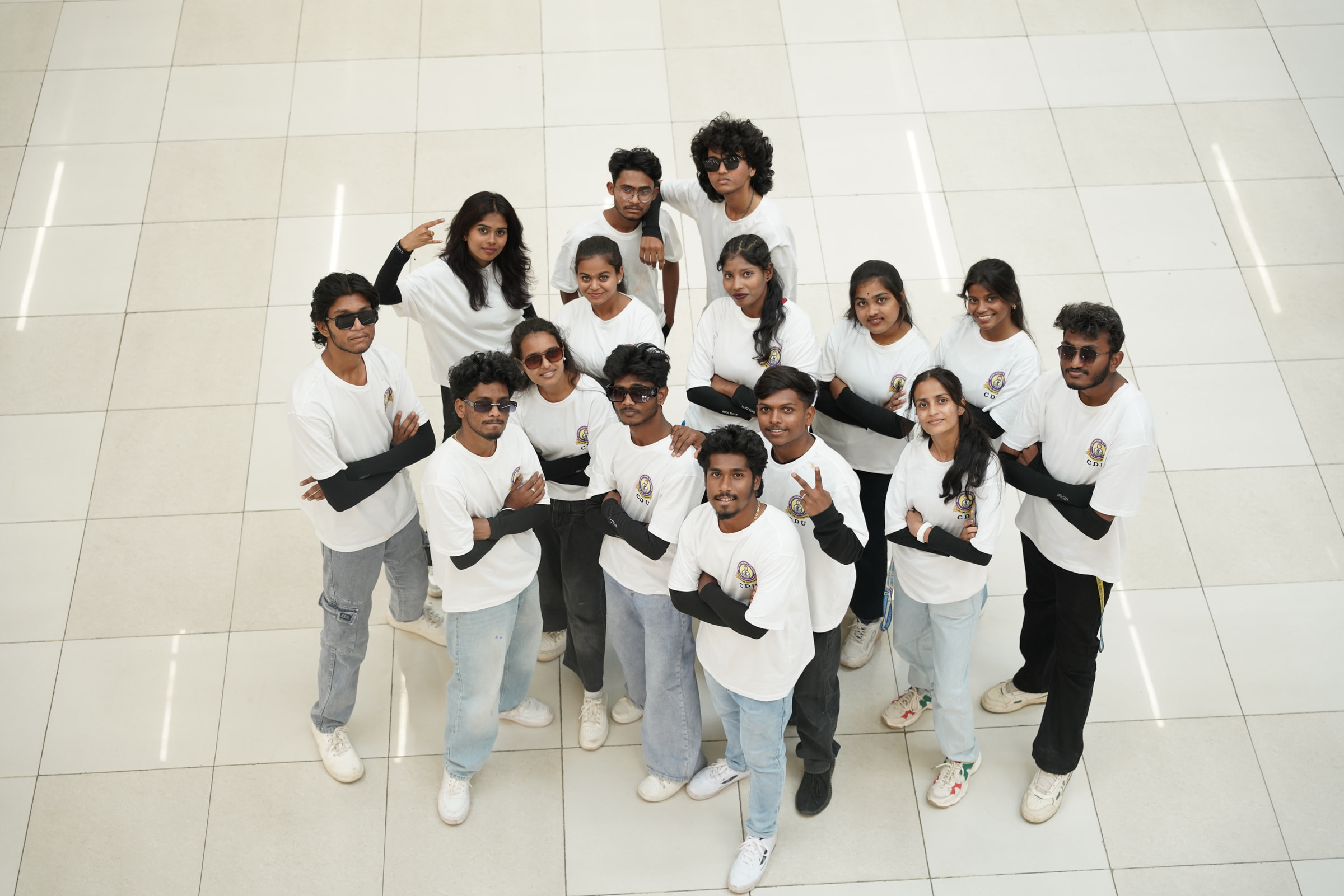 Students on the Chaitanya University campus